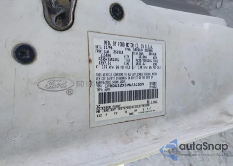 1997 Ford Explorer Eddie Bauer/Limited/Xl/Xlt from USA, damaged, VIN 1FMDU32X8VUA61559